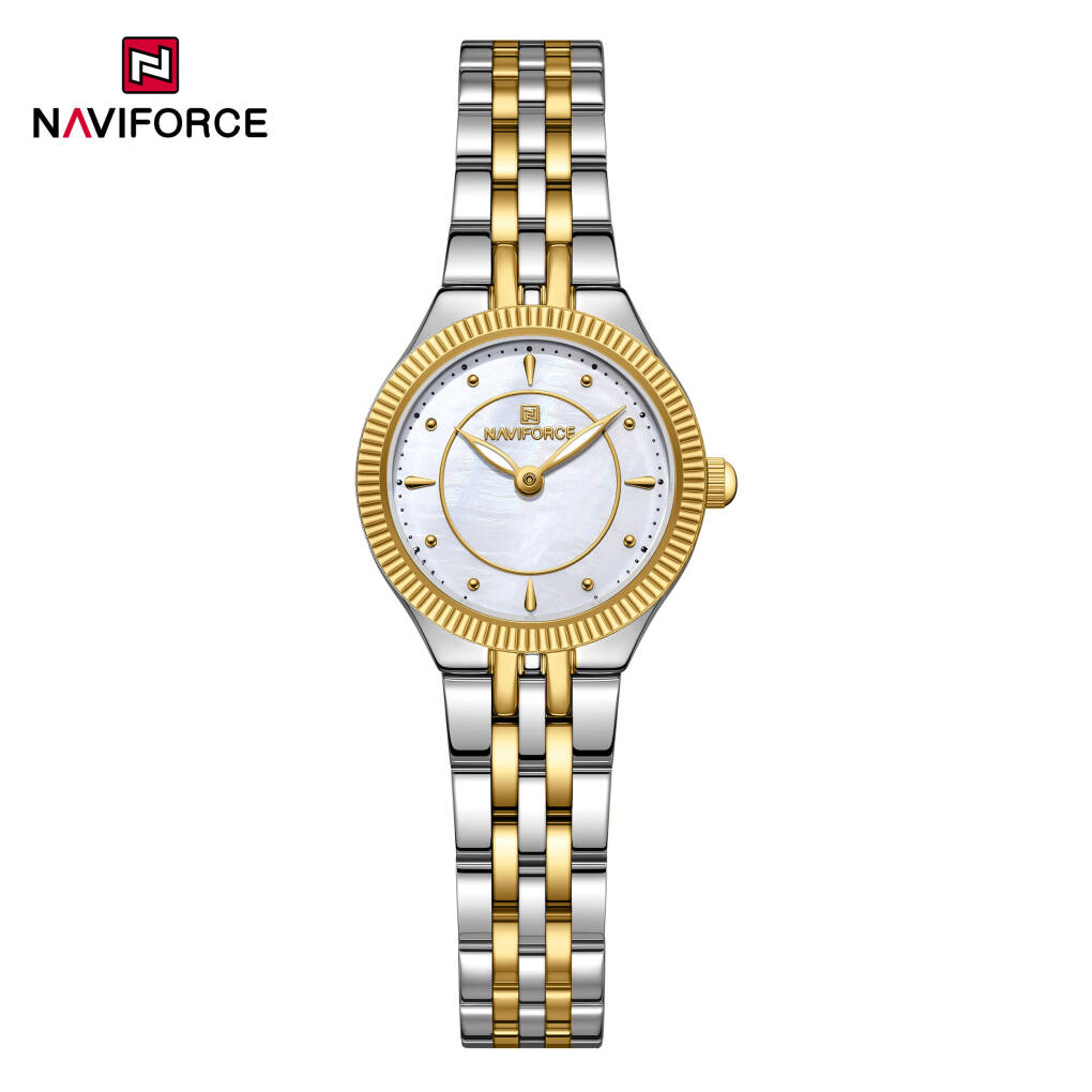 NAVIFORCE 5084 CH For Women - Silver Gold White