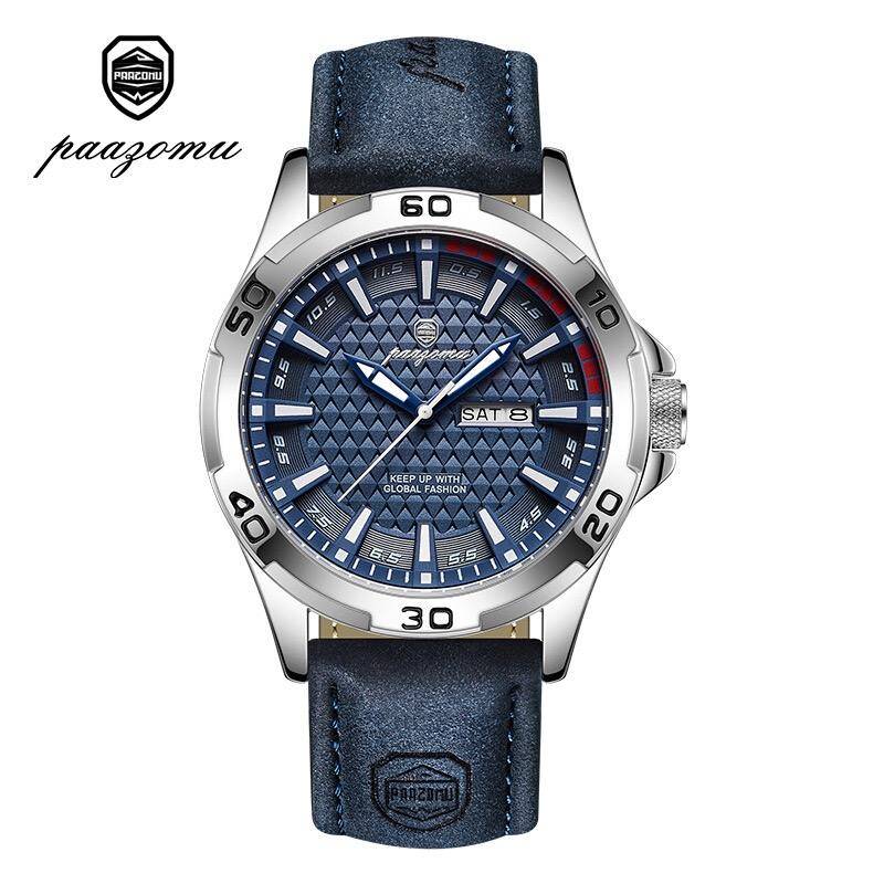 POEDAGAR 895 L Men Watch - Silver Blue