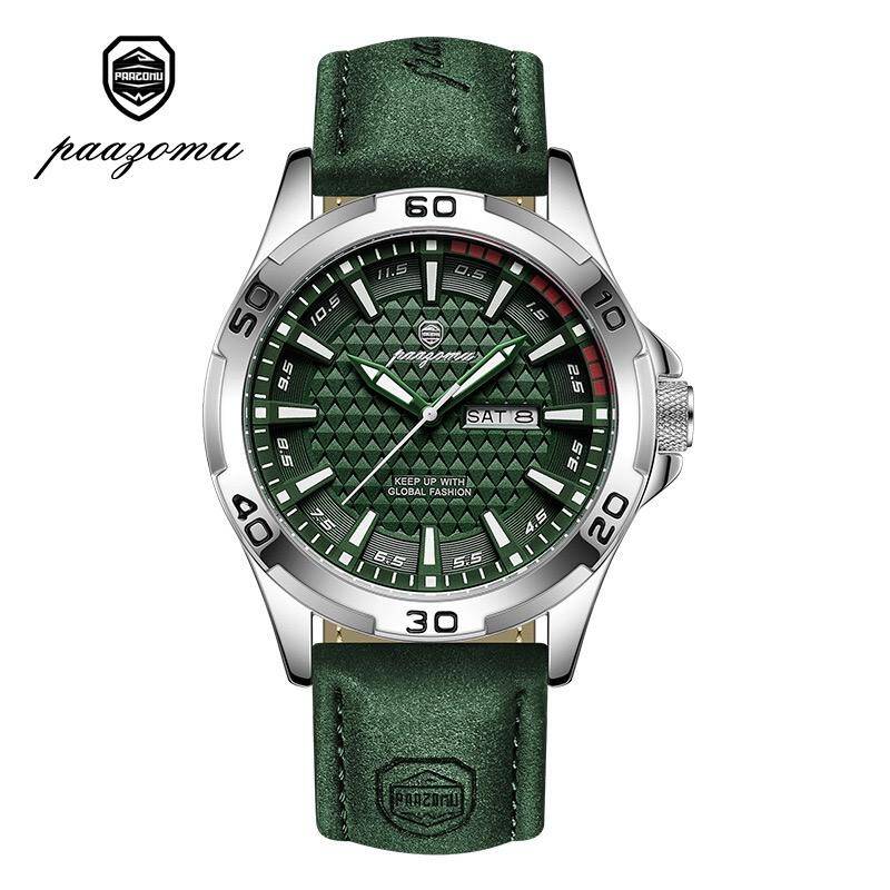 POEDAGAR 895 L Men Watch - Silver Green