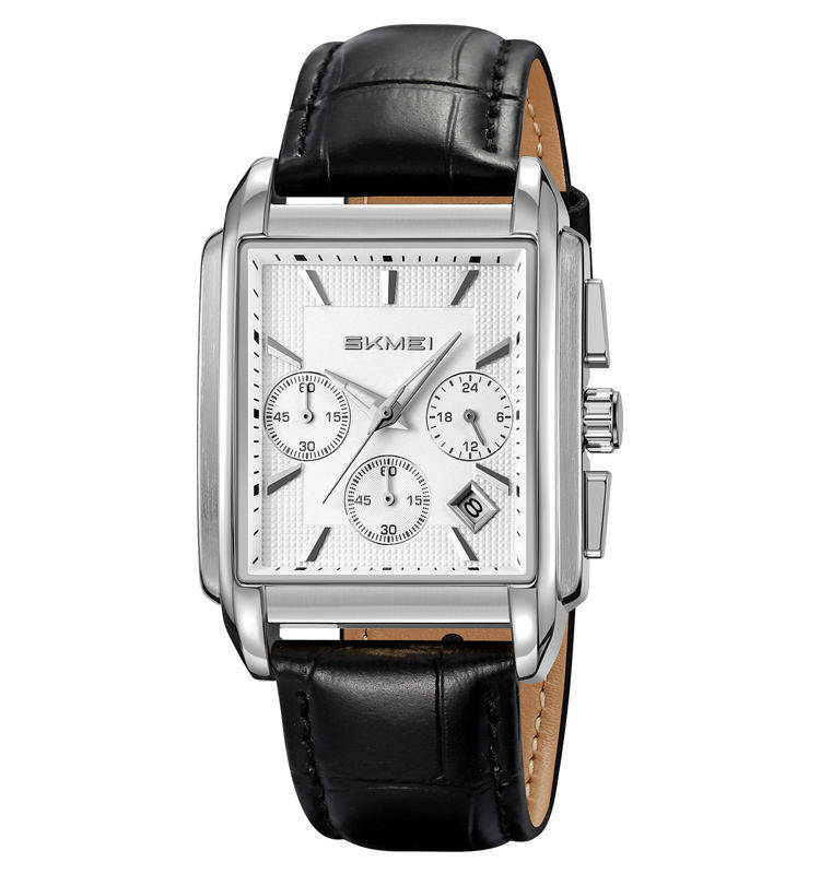 SKMEI 2339 Men Watch - Silver Black White