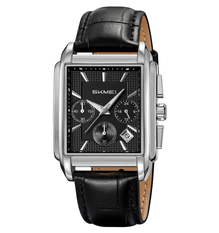 SKMEI 2339 Men Watch - Silver Black
