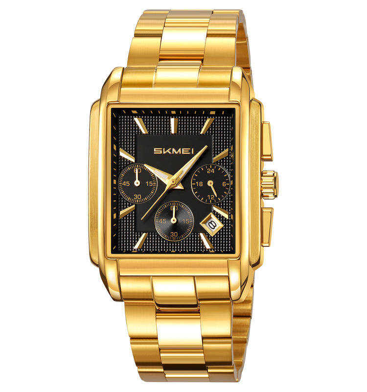SKMEI 2339 CH For Men - Gold Black