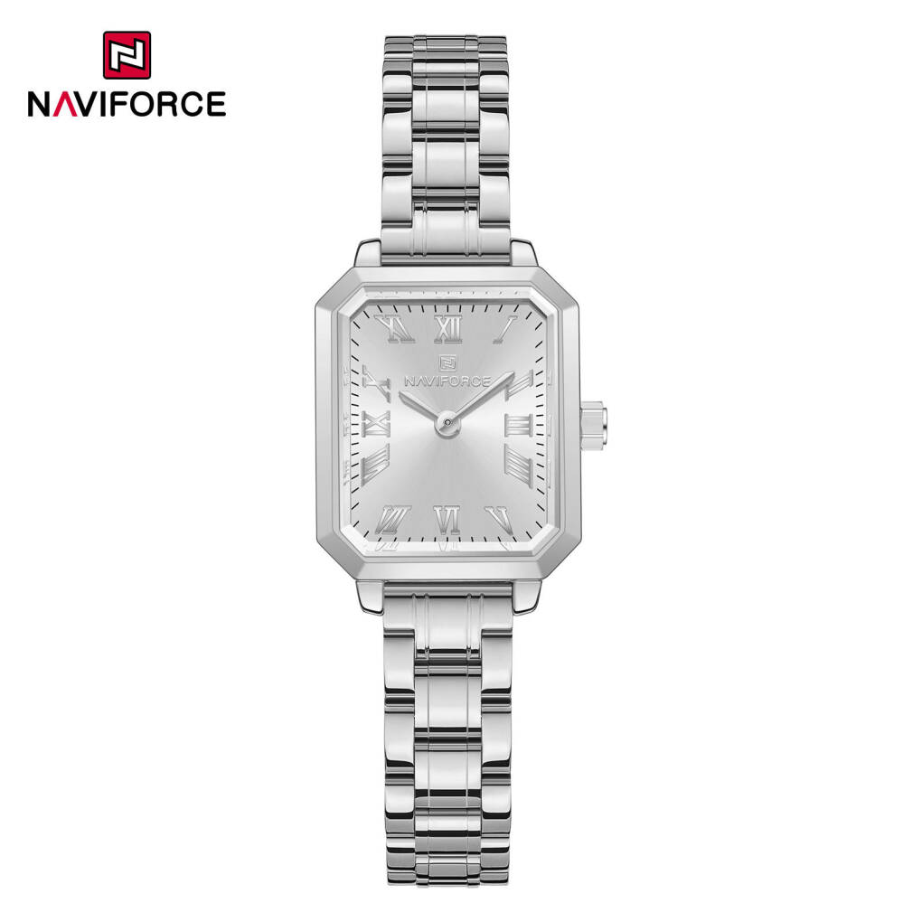 Naviforce 5080 CH For Women - Silver White