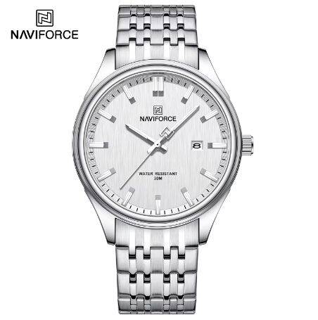 NAVIFORCE 8039 CH For Men - Silver