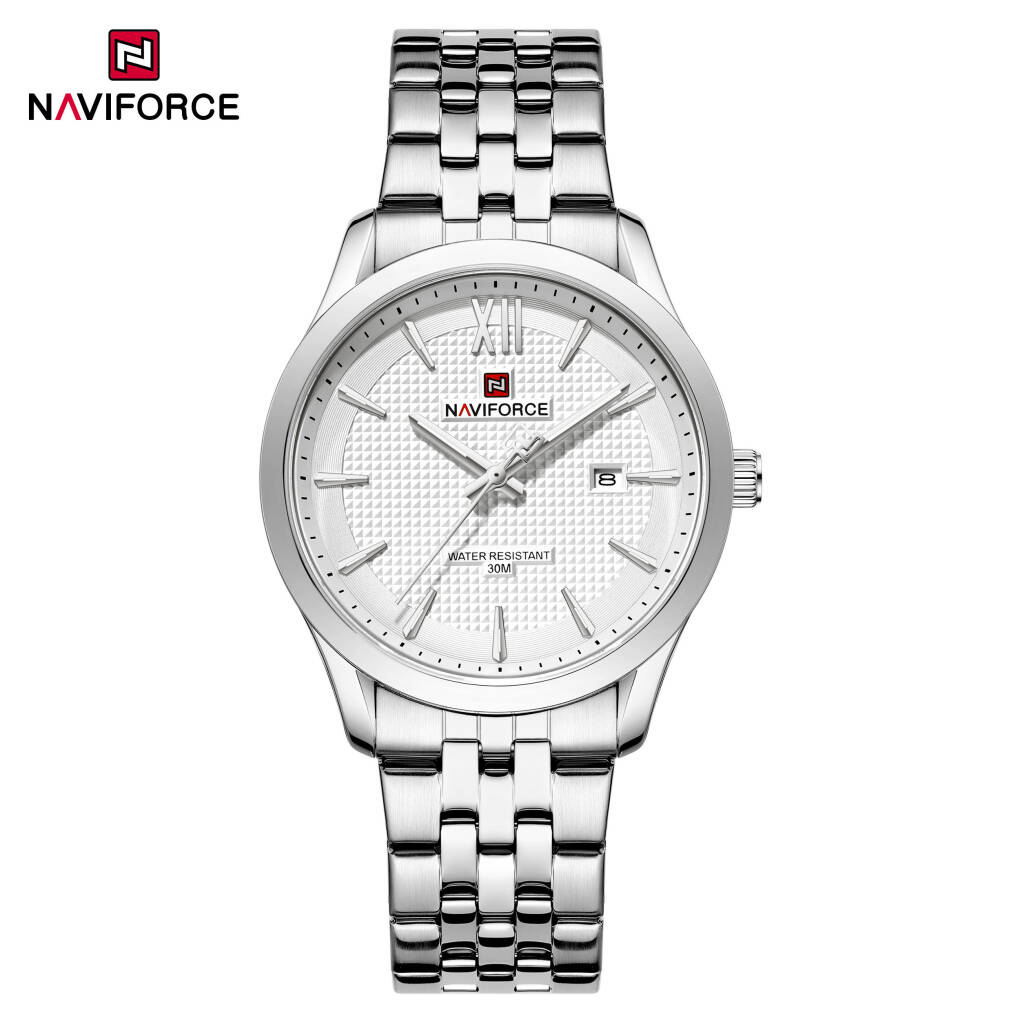NAVIFORCE 9255 CH For Men - Silver