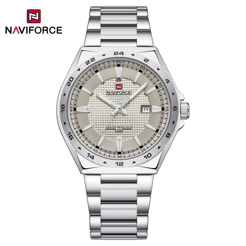 NAVIFORCE 9266 CH For Men - Silvre Gray