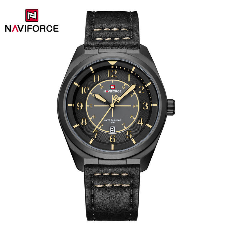 NAVIFORCE 9281 L For Men - Black Brown