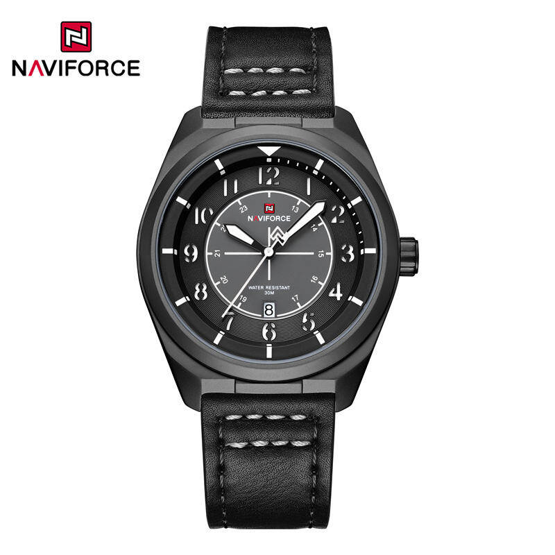 NAVIFORCE 9281 L For Men - Black White