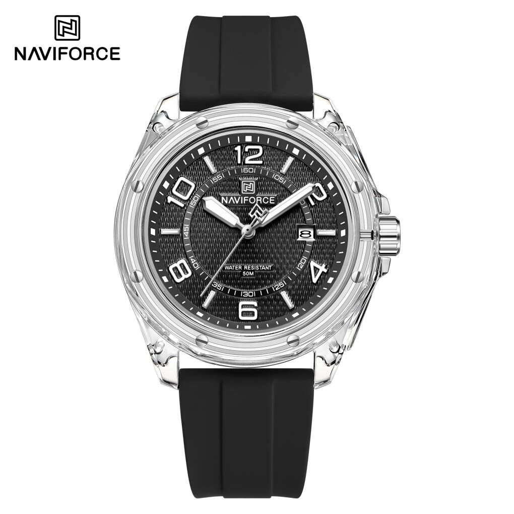 NAVIFORCE 6119 T For Men - Silver Black