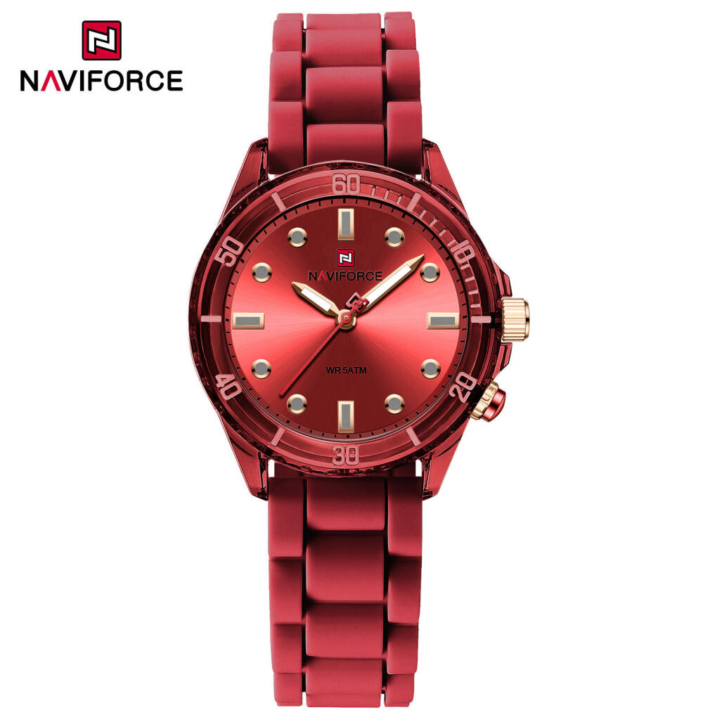 NAVIFORCE 7115 Women's Watch - Red